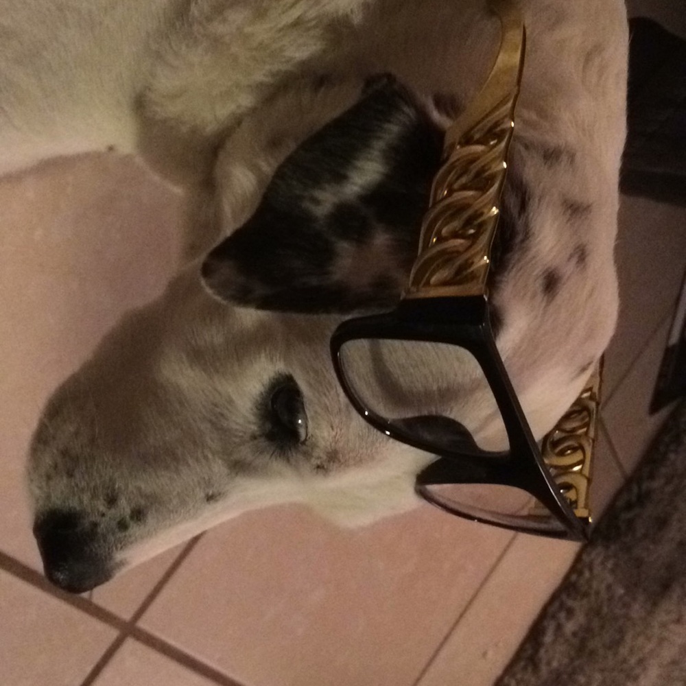 Super unique sophisticated clear lens glasses